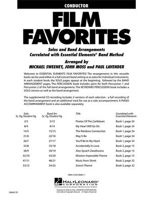 Essential Elements - Film Favorites (Conductor)
